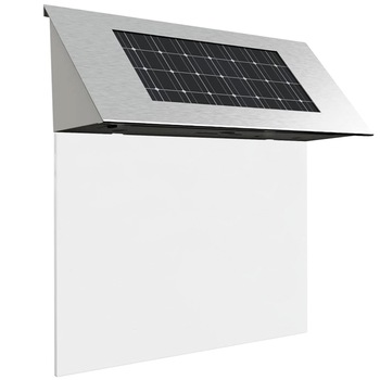 Numar casa, Quasar & Co., incarcare solara, iluminare LED, metal/plastic, argintiu-transparent Numar casa, Quasar & Co., incarcare solara, iluminare LED, metal/plastic, argintiu-transparent