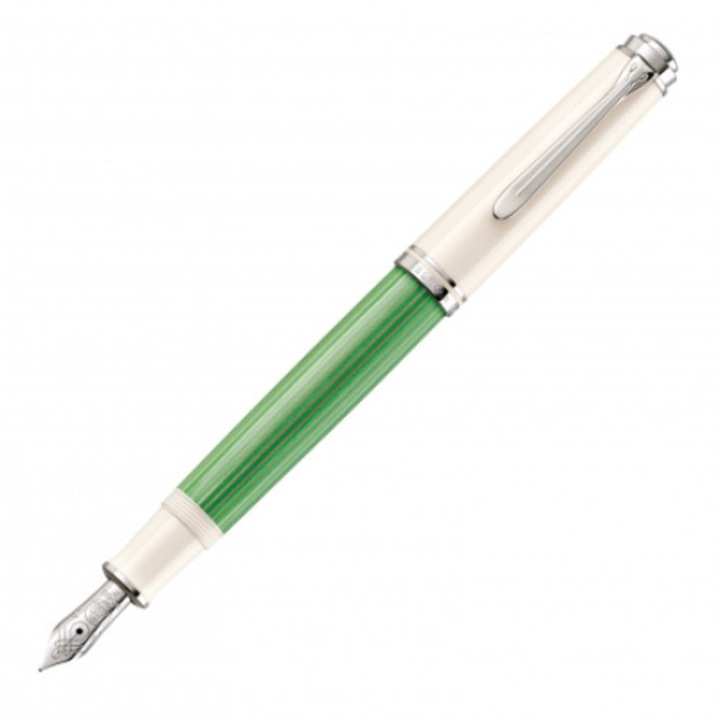 Stilou Souveran M605 M Green-White Pelikan