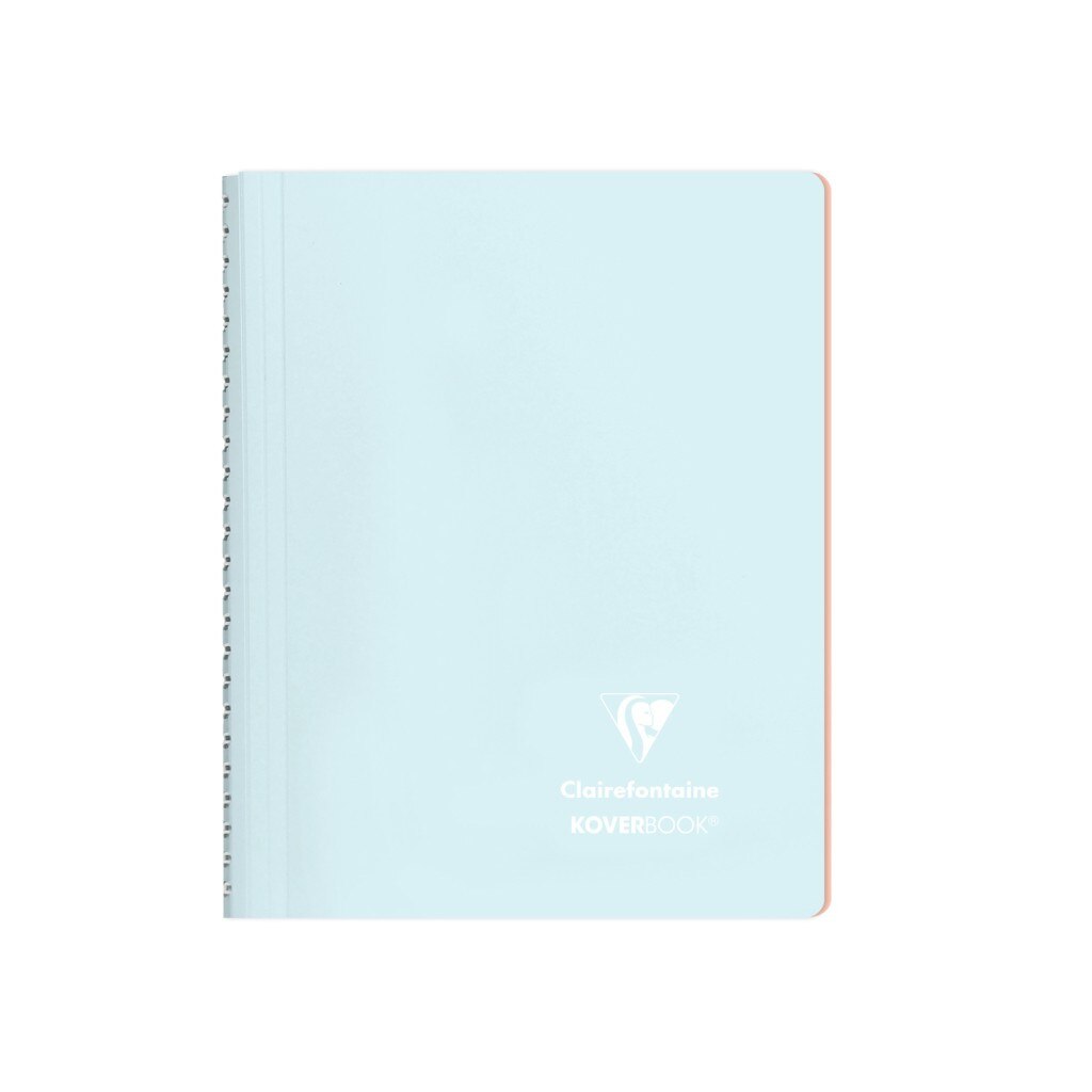 Caiet capsat A5, 80 file, Colectia Koverbook, Matematica, Clairefontaine