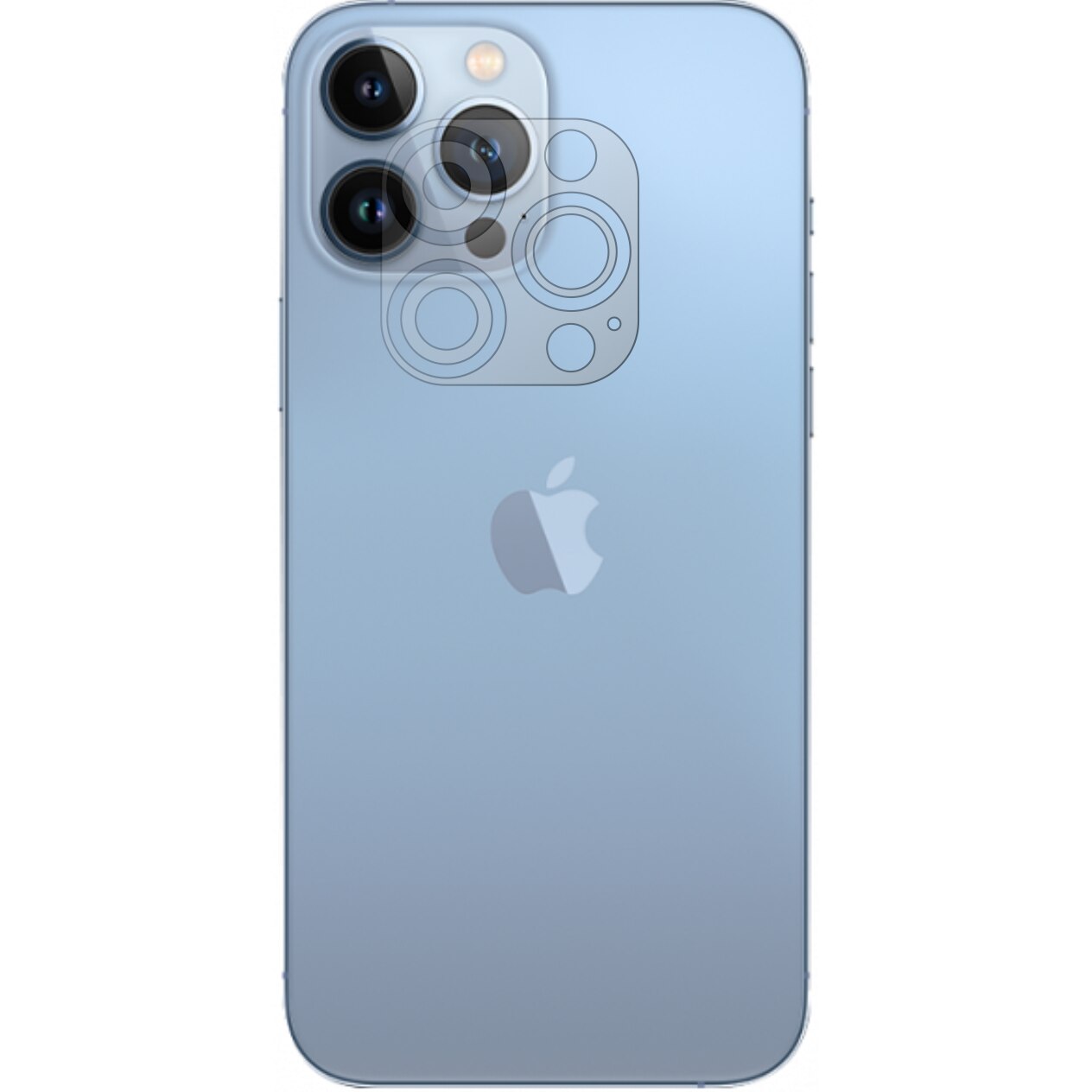 Set 4X Folie Protectie Camera Invisible Skinz HD pentru Apple iPhone 13 Pro - Siliconica Ultra-Clear cu Acoperire Totala, Adeziva si Flexibila