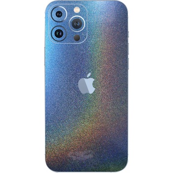 Folie Protectie Carbon Skinz pentru Apple iPhone 13 Pro - Color Shift Intergalactic Blue Simple Cut, Skin Adeziv Full Body Cover pentru Rama Ecran, Carcasa Spate Folie Protectie Carbon Skinz pentru Apple iPhone 13 Pro - Color Shift Intergalactic Blue Simple Cut, Skin Adeziv Full Body Cover pentru Rama Ecran, Carcasa Spate