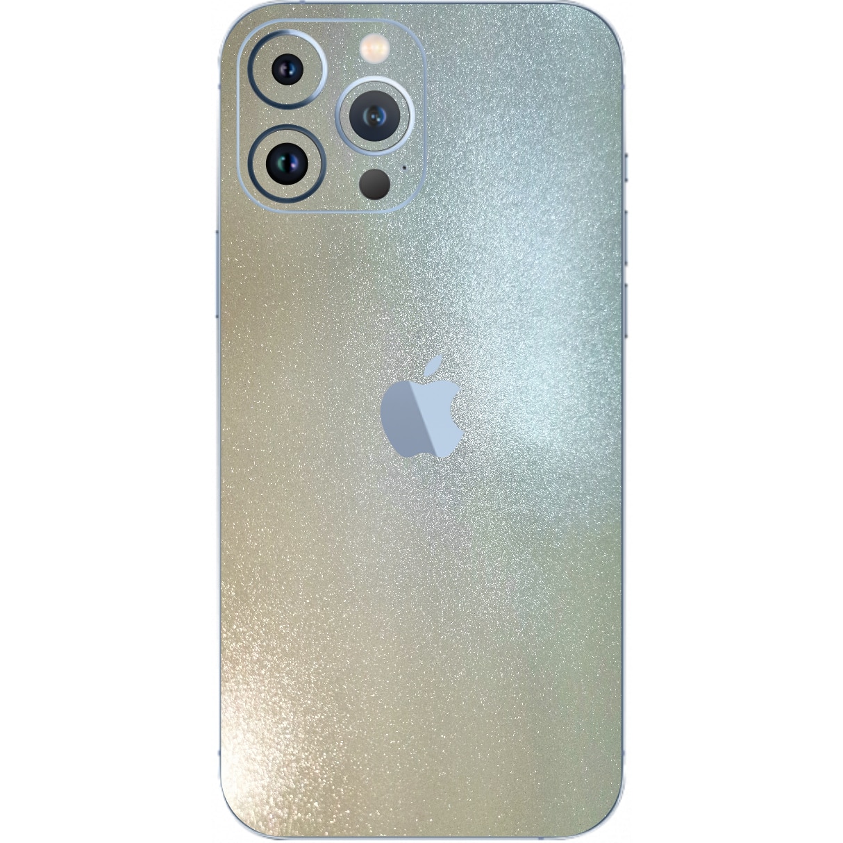 Folie Protectie Carbon Skinz pentru Apple iPhone 13 Pro Max - Crystal White Sidef Simple Cut, Skin Adeziv Full Body Cover pentru Rama Ecran, Carcasa Spate