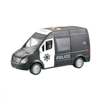 Masina Duba de politie neagra cu lumini si sunet, functioneaza baterii, 21 x 10 x 11 cm , ATS + 3 ani Masina Duba de politie neagra cu lumini si sunet, functioneaza baterii, 21 x 10 x 11 cm , ATS + 3 ani