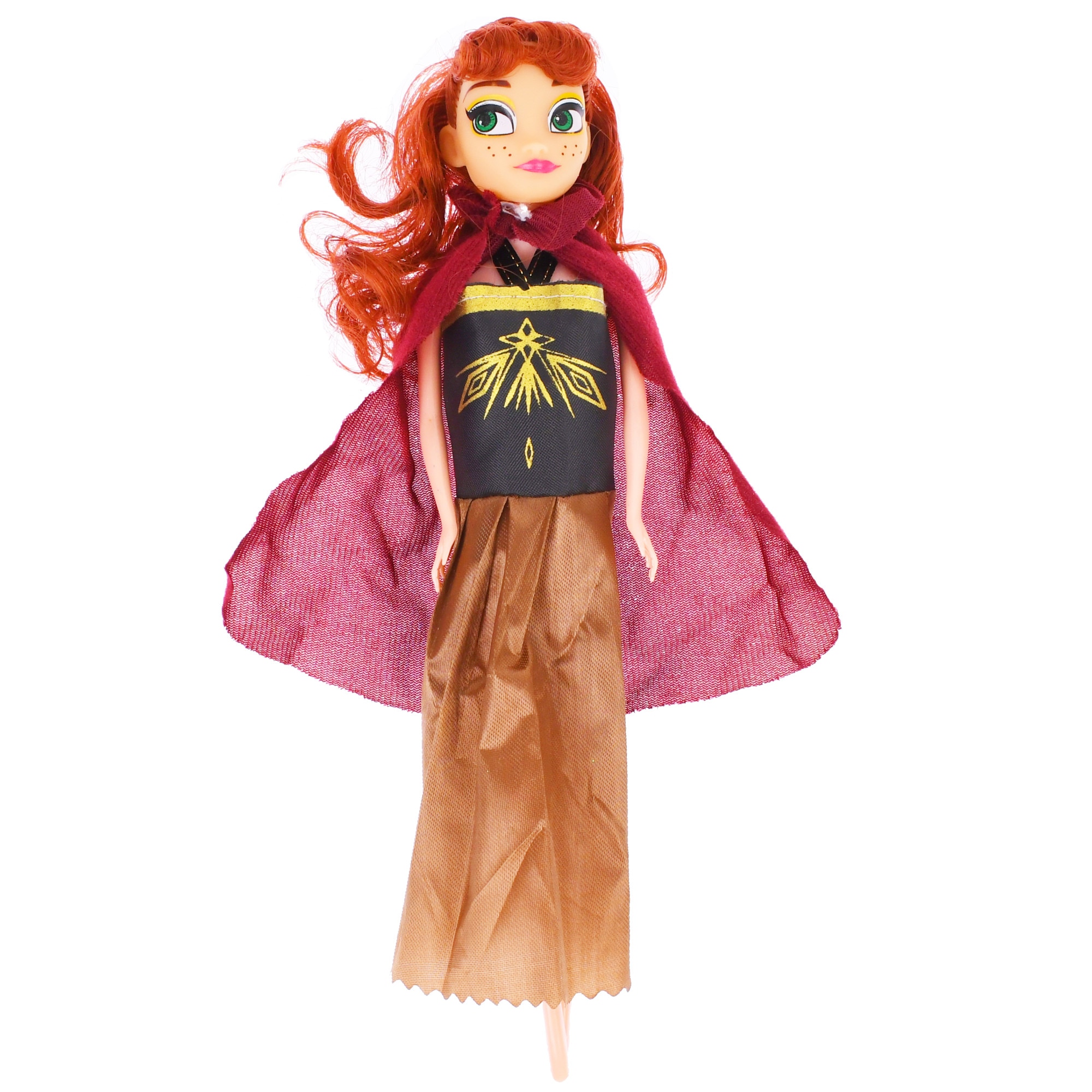 Papusa de jucarie, Anna din Frozen, 27 cm, maro