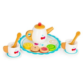 Set ceai din lemn cu 14 accesorii Set ceai din lemn cu 14 accesorii