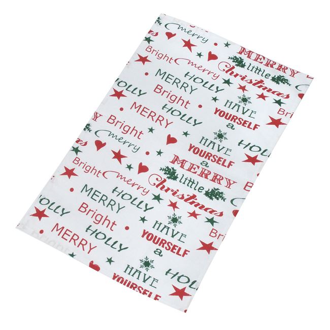 Prosop de bucatarie, Zola®, pentru sarbatori, model cu mesaje, 60 x35 cm