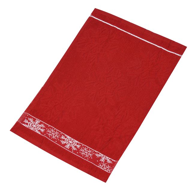 Prosop de bucatarie, Zola®, pentru sarbatori, Christmas, rosu, 60 x35 cm