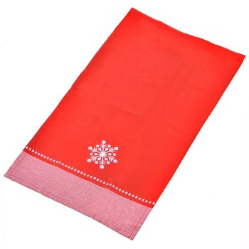 Prosop de bucatarie, Zola®, pentru sarbatori, model cu fulg de zapada, rosu, 60 x35 cm Prosop de bucatarie, Zola®, pentru sarbatori, model cu fulg de zapada, rosu, 60 x35 cm