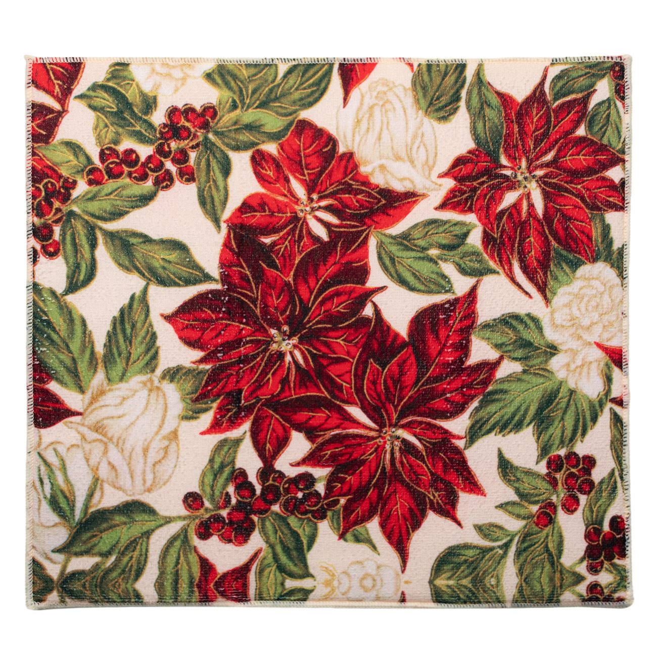 Prosop de bucatarie, Zola®, pentru uscarea vaselor, model floral, 45x40 cm