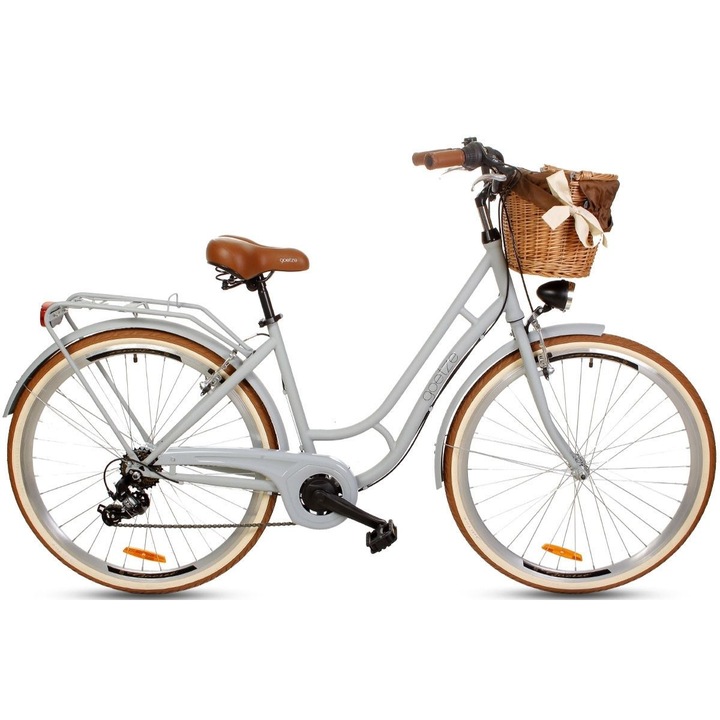 Bелосипед Goetze® Touring, 160-185 cm височина, 7 скоростен, колела 28", Сив