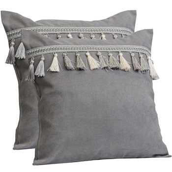 Set 2x40x 40cm perne decorative Hiko BASE gri deschis Set 2x40x 40cm perne decorative Hiko BASE gri deschis