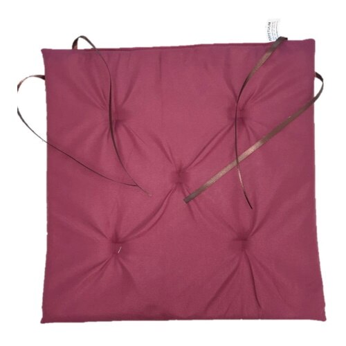 Perna scaun Deco, poliester, rosu, dimesniuni 38 x 37 cm