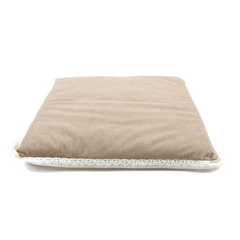 Perna pentru sezut Deco, mocca, bumbac plus poliester, 40 x 40 x 3 cm Perna pentru sezut Deco, mocca, bumbac plus poliester, 40 x 40 x 3 cm