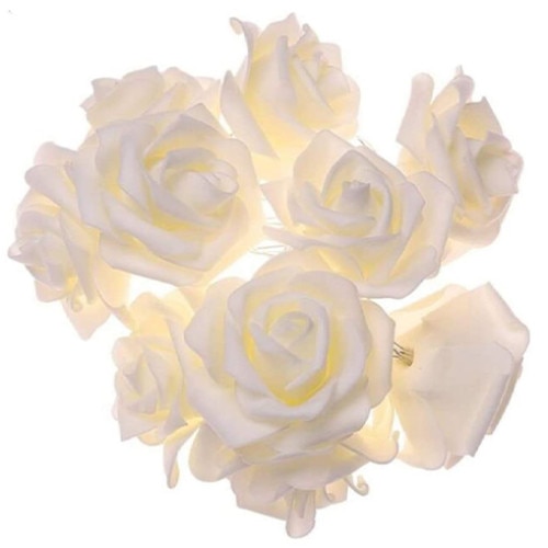 Ghirlanda luminoasa, Quasar & Co., 10 LED-uri, plastic, 165 cm, alb