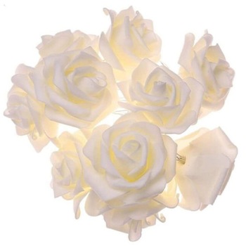 Ghirlanda luminoasa, Quasar & Co., 10 LED-uri, plastic, 165 cm, alb Ghirlanda luminoasa, Quasar & Co., 10 LED-uri, plastic, 165 cm, alb