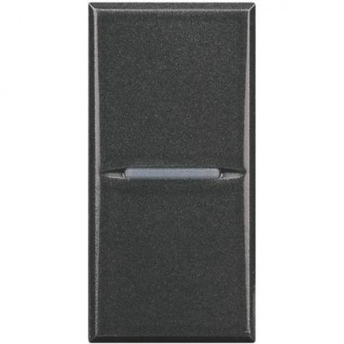 Intrerupator, Bticino, Cap Scara, AXIAL, Axolute, 1M, 16A, GRI antracit, NEGRU, HS4003N