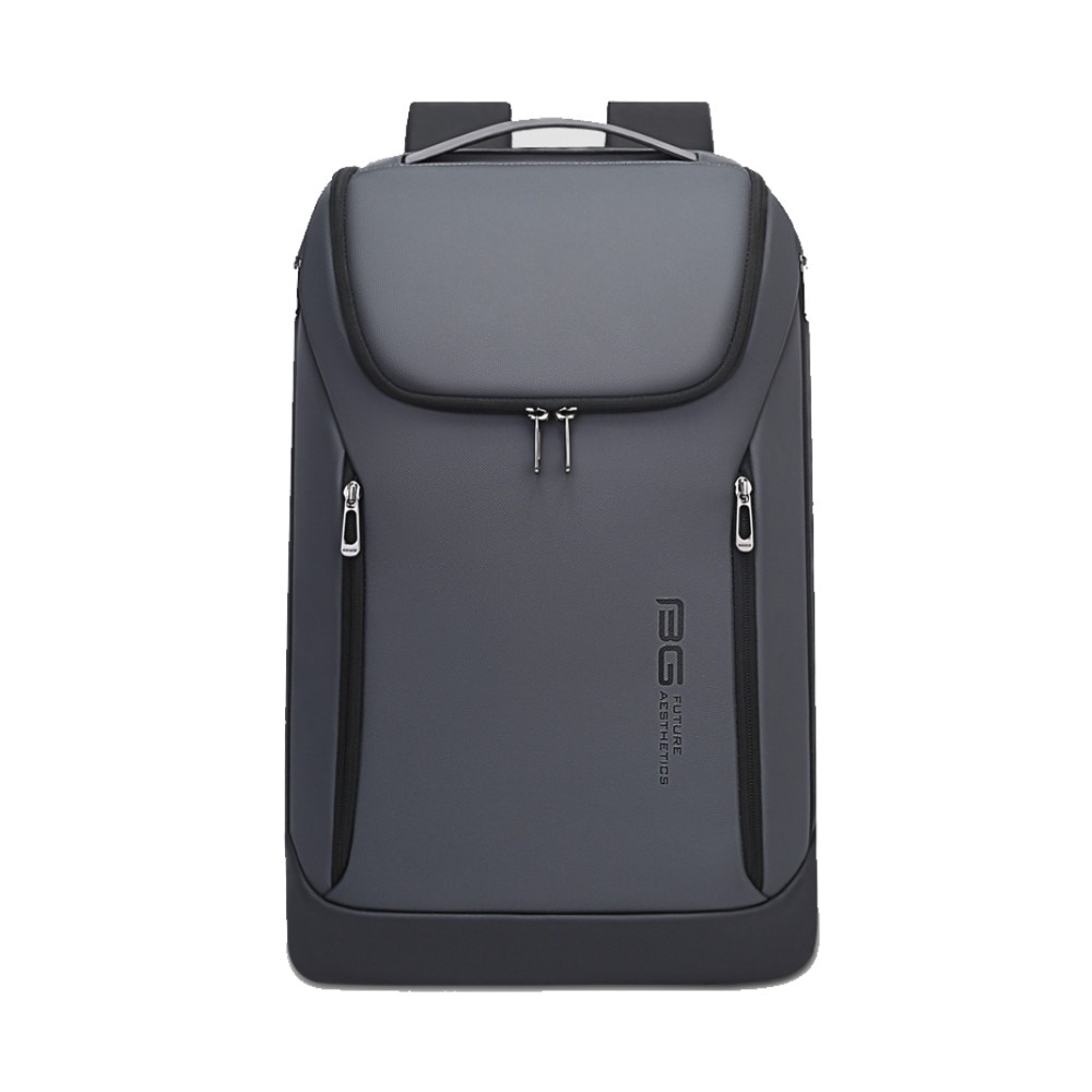 Rucsac laptop 15.6", smart, impermeabil, port de incarcare USB, BANGE, 29x17x47 cm, Gri