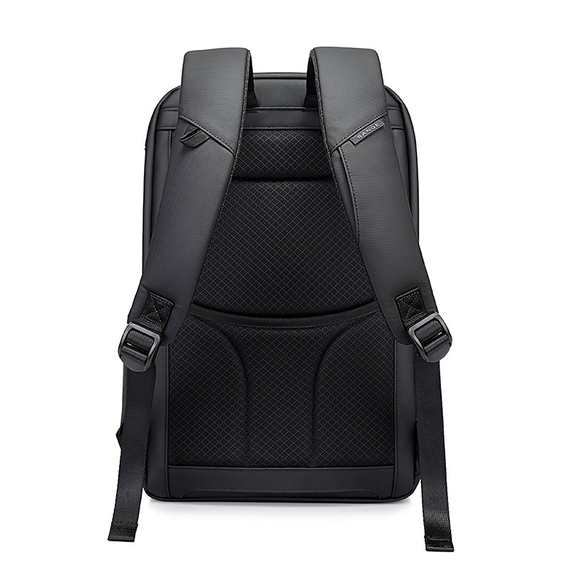 Rucsac laptop 15.6", smart, impermeabil, port de incarcare USB, BANGE, 29x17x47 cm, Gri