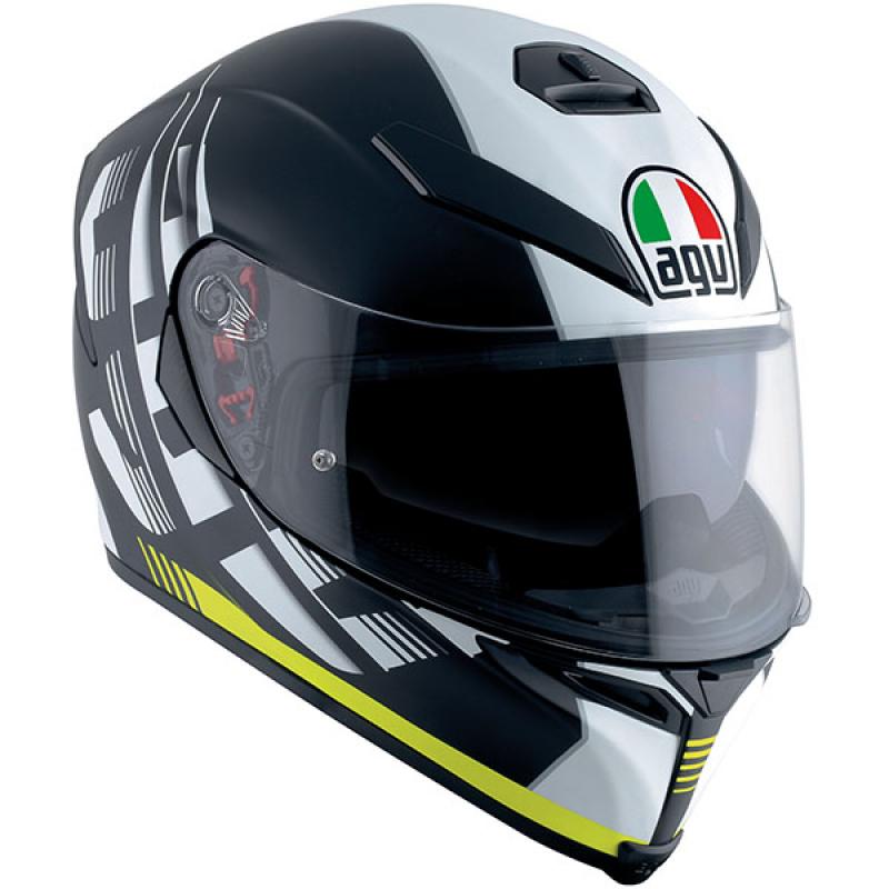 Casca AGV K5 DARKSTORM BLACK/YELLOW XS