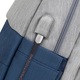 Rucsac laptop Rivacase 7567, 17.3", anti-furt, Grey/Dark blue