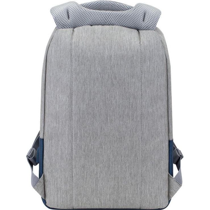 Rucsac laptop Rivacase 7562, 15.6", anti-furt, Grey/Dark blue