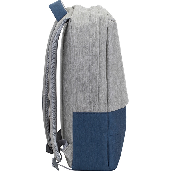 Rucsac laptop Rivacase 7562, 15.6", anti-furt, Grey/Dark blue