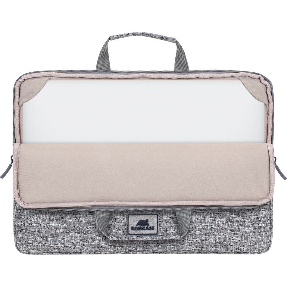 Husa Rivacase 7915, 15.6", Light Grey