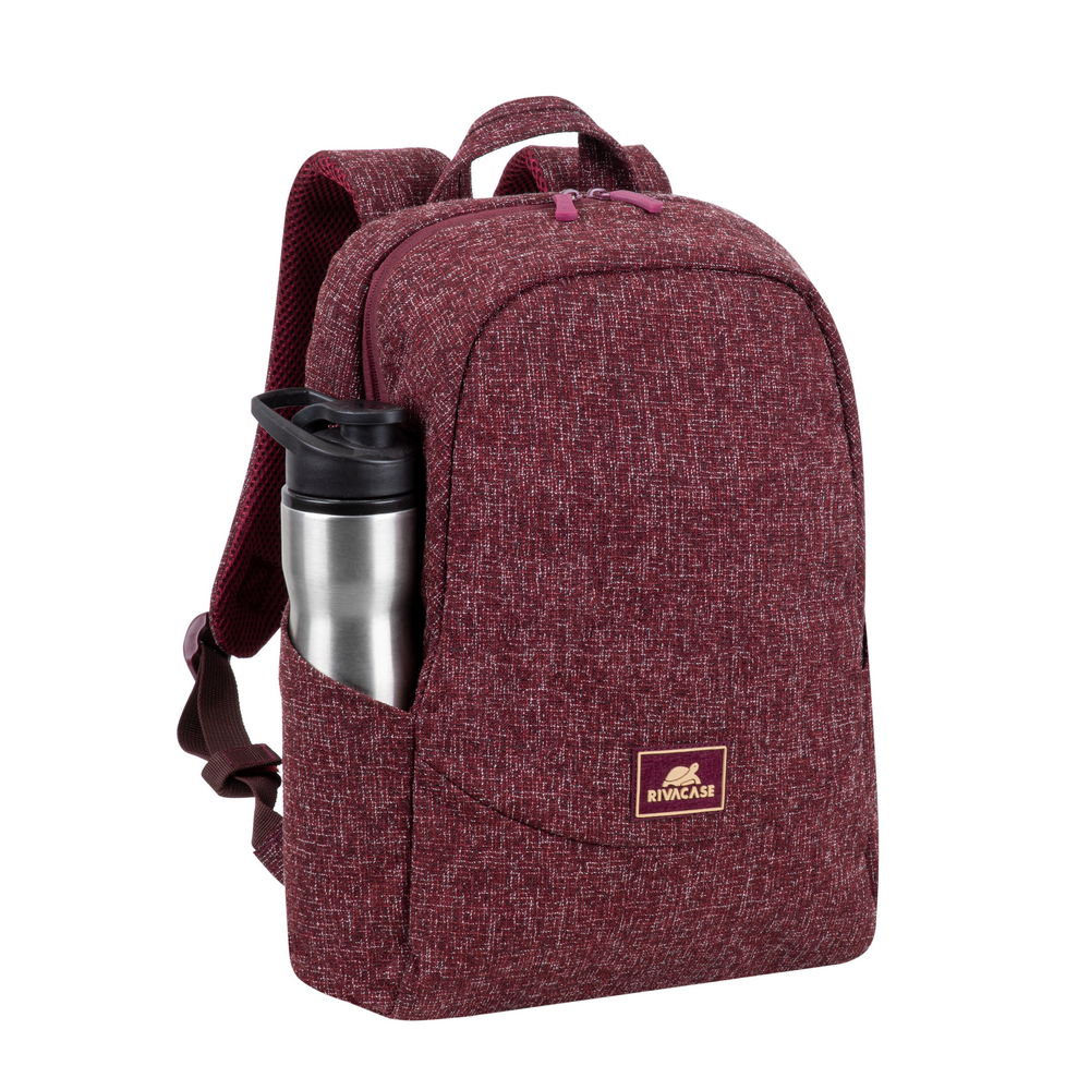 Rucsac laptop Rivacase 7923, 13.3", Burgundy Red