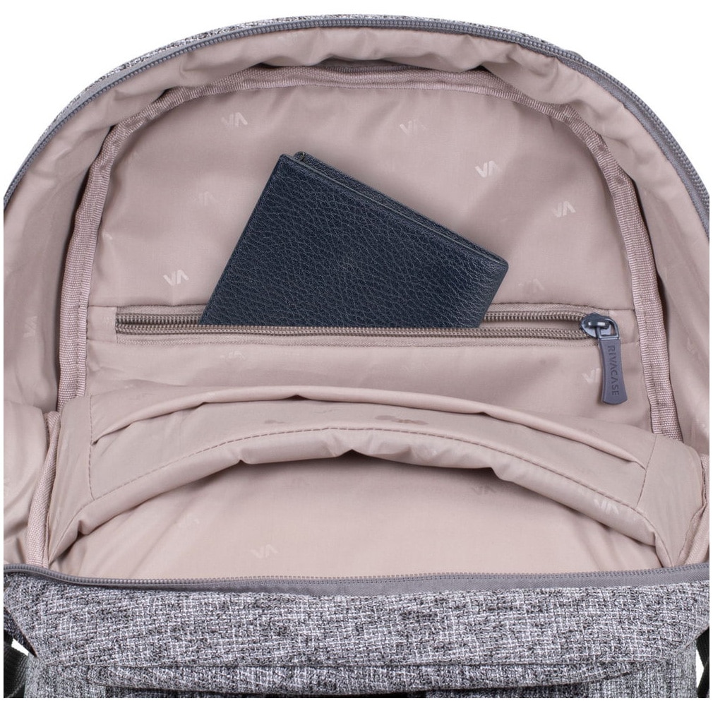 Rucsac laptop Rivacase 7923, 13.3", Light Grey