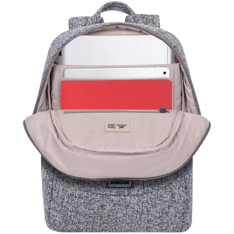 Rucsac laptop Rivacase 7923, 13.3", Light Grey