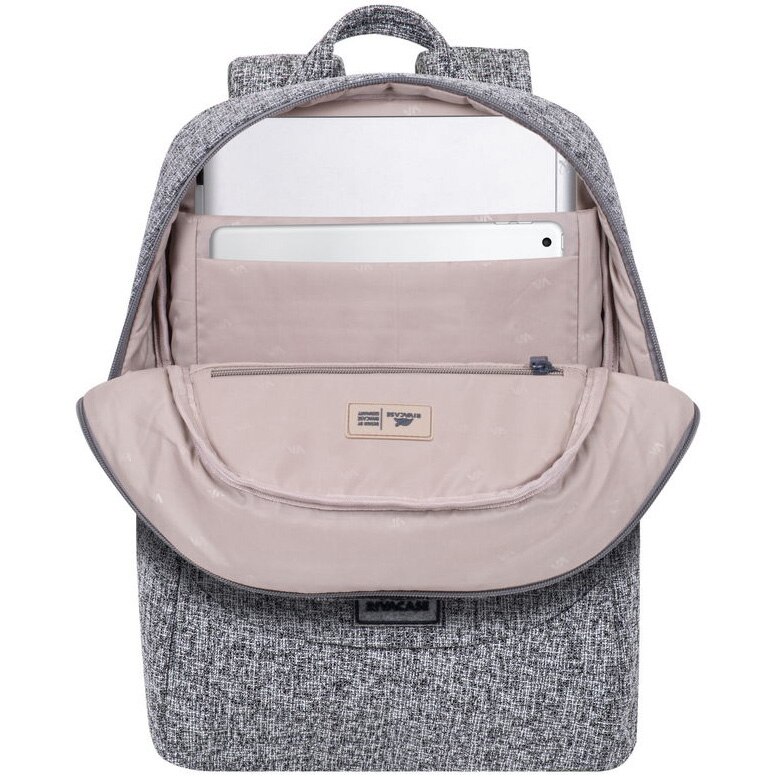 Rucsac laptop Rivacase 7923, 13.3", Light Grey