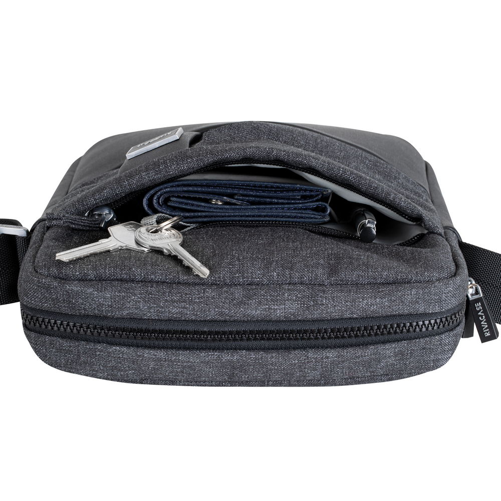 Geanta de umar Rivacase 8811, 11", Black Melange