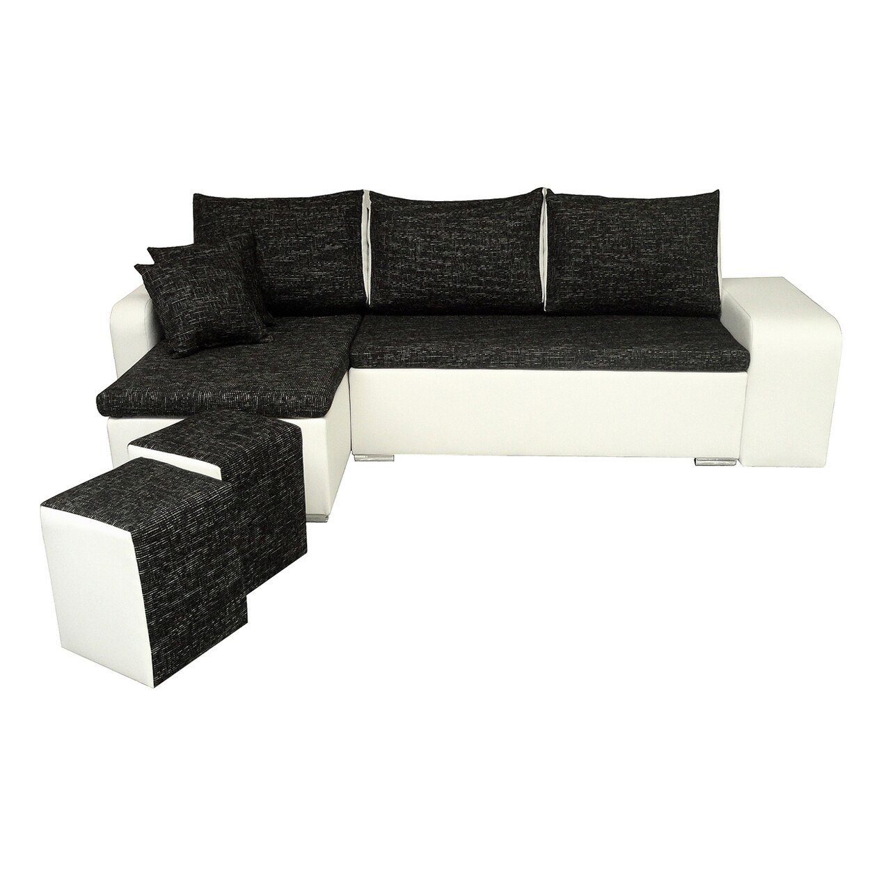 Coltar Extensibil Kano cu Tabureti, Genarom, Peru 11 / Soft 17, 250 x 134 x 80 cm