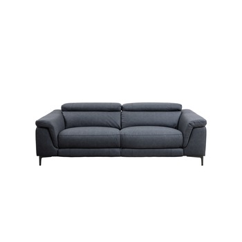 Canapea 3 locuri cu 2 reclinere electrice, Model 50283, Stofa, Port USB, Tetiere reglabile Canapea 3 locuri cu 2 reclinere electrice, Model 50283, Stofa, Port USB, Tetiere reglabile