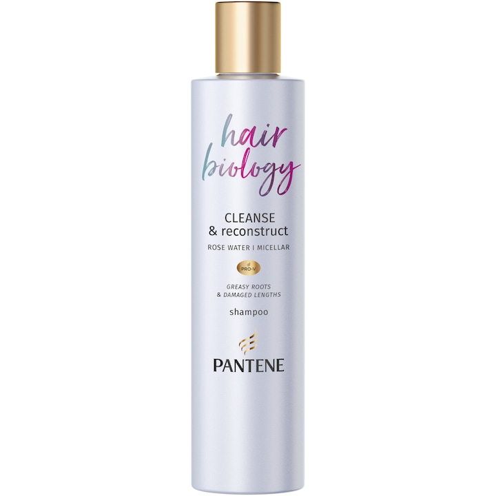 Sampon Pantene Hair Biology Cleanse & Reconstruct, 250 ml