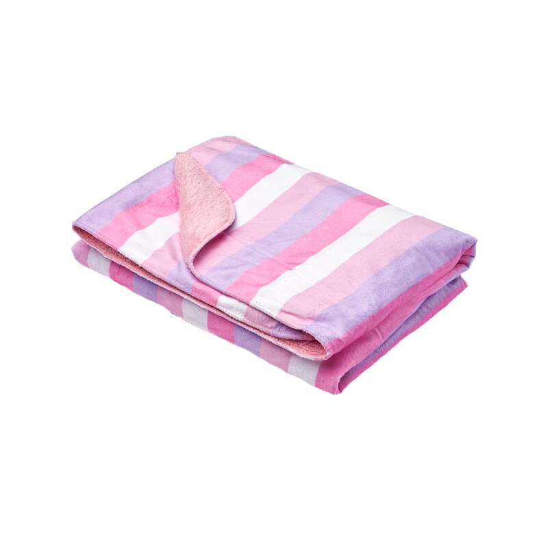 Paturica cu doua fete 75 x 100 cm pentru bebelusi Sensillo 23030R, Roz