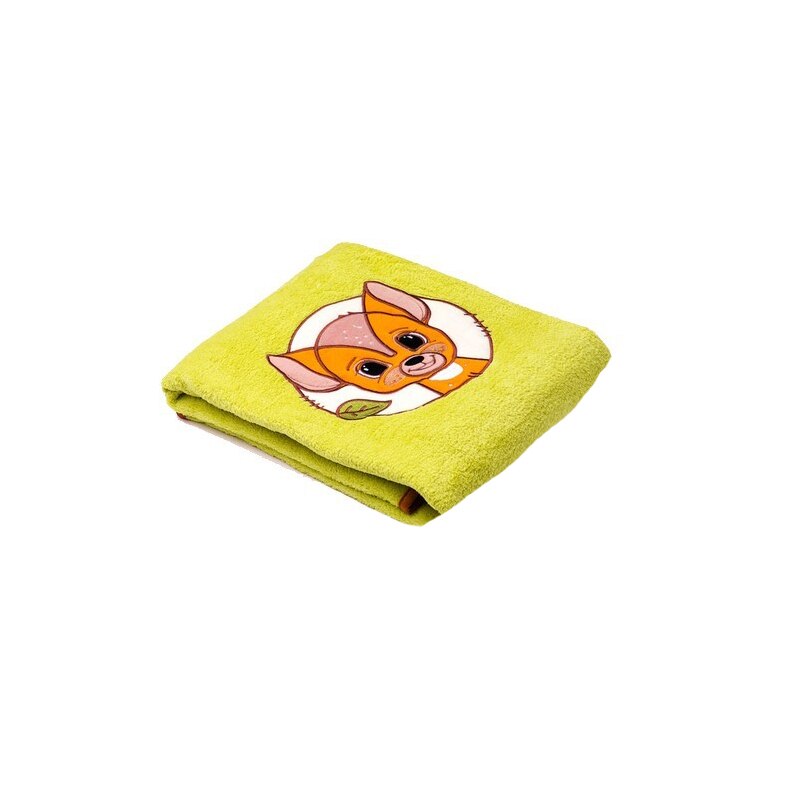 Paturica moale 75 x 100 cm pentru bebelusi Sensillo Animal 22965V, Galben