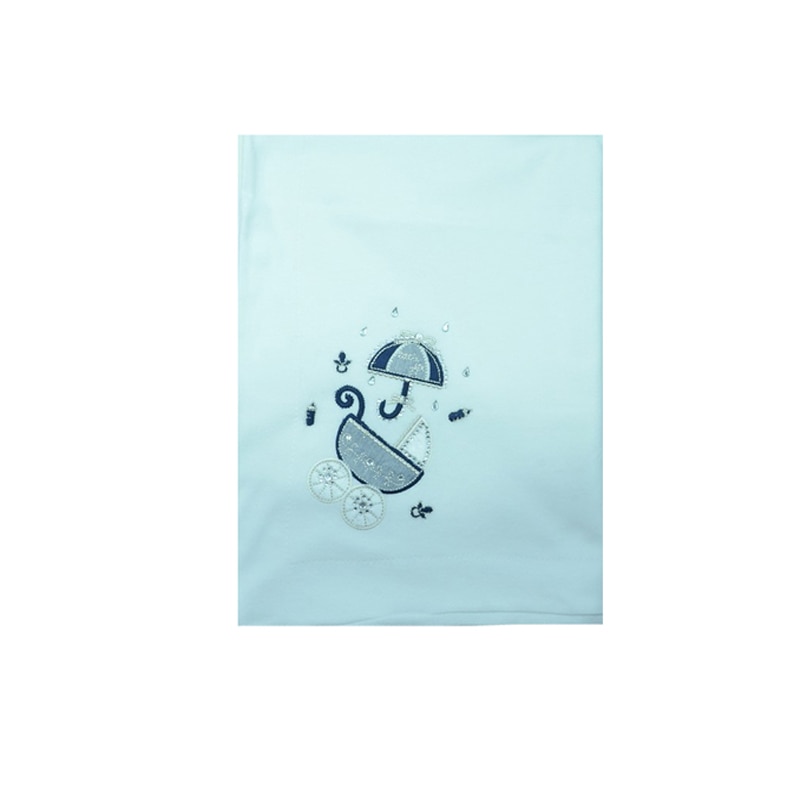 Paturica 75 x 85 cm pentru copii Mini Junior PC-004, Alb