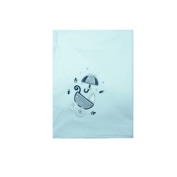 Paturica 75 x 85 cm pentru copii Mini Junior PC-004, Alb Paturica 75 x 85 cm pentru copii Mini Junior PC-004, Alb