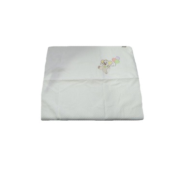 Paturica 80 x 90 cm pentru bebelusi Mini Junior PBBLN5, Alb Paturica 80 x 90 cm pentru bebelusi Mini Junior PBBLN5, Alb