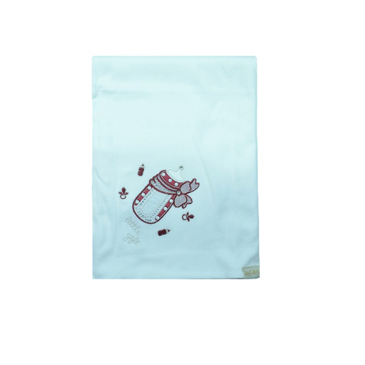 Baba takaró 75 x 85 cm Mini Junior PC-011, Fehér