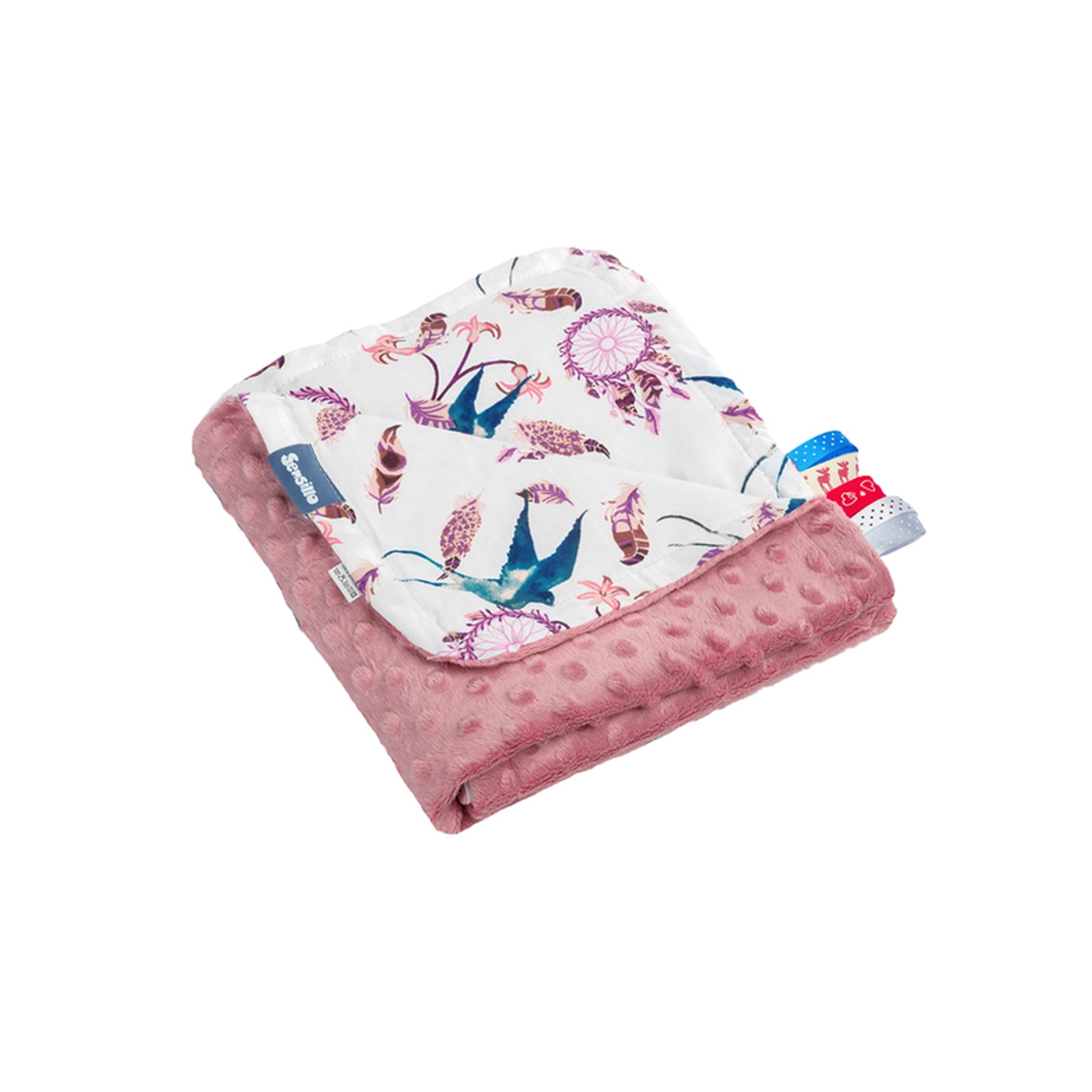 Paturica cu doua fete 75 x 100 cm Sensillo 4230-R1, Multicolor