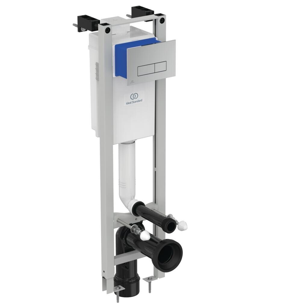 Set rezervor incastrat Ideal Standard, ProSys Eco M cu cadru metalic si clapeta Oleas M2, crom lucios