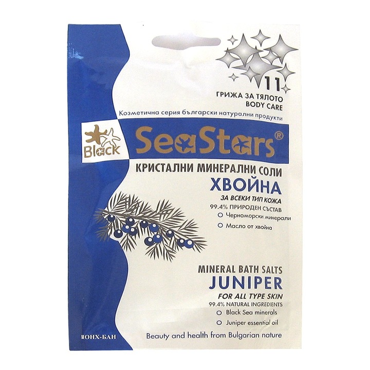 Kristály ásványi sók Boróka BSS, 99,4% természetes összetétel, 100 g