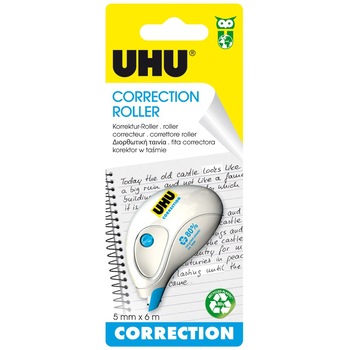 Banda corectoare Uhu, 5mmx6m, MINI Banda corectoare Uhu, 5mmx6m, MINI