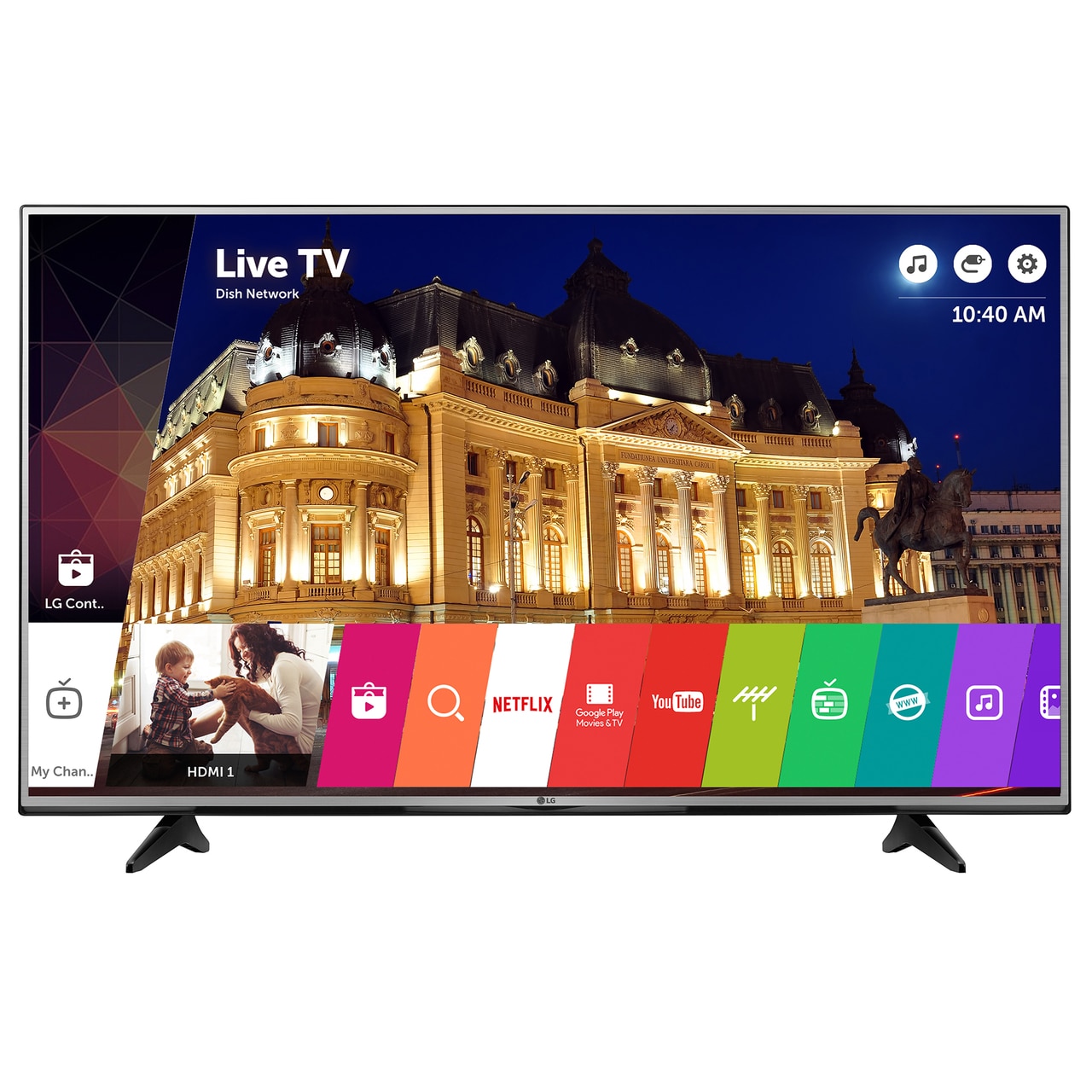 Телевизор LED Smart LG, 55UH605V, 55`` (139 см), 4K Ultra HD