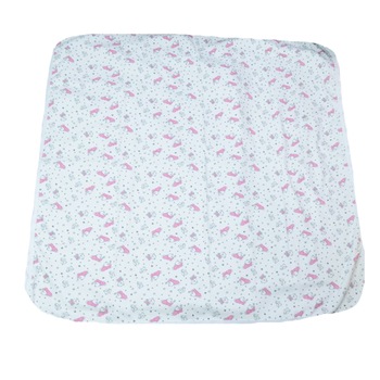 Pled pentru fete 80 x 80 cm Mini Bimbi MNB-4, Roz Pled pentru fete 80 x 80 cm Mini Bimbi MNB-4, Roz