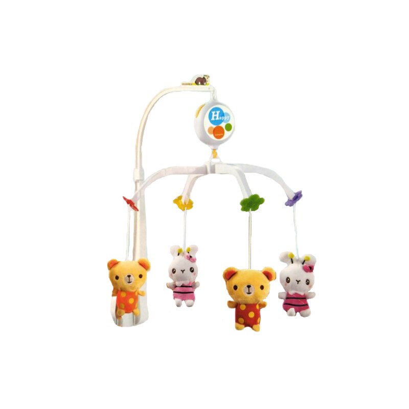 Carusel muzical Ursulet Happy D111, Multicolor