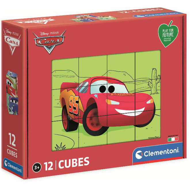 Puzzle Cubes Disney Cars 12 piese