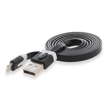 Cablu de date si incarcare Lightning Savio CL-73, pentru iPhone, negru Cablu de date si incarcare Lightning Savio CL-73, pentru iPhone, negru